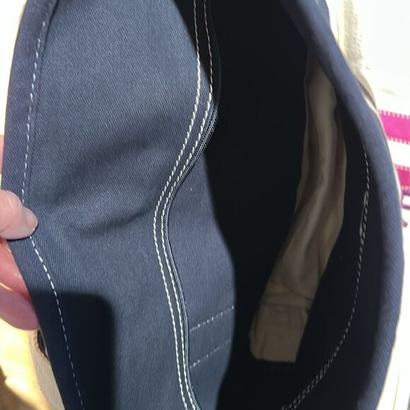 Land's End Canvas tote various colors embroidery pockets key hook Size Medium - Picture 11 of 16